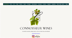 Desktop Screenshot of connoisseurwines.net